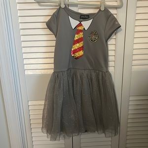 Kids Harry Potter Dress with flip sequins tie